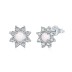 Shiny Sunflower Opal Stud Earring 40700002