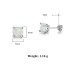 6mm Round Opal Stud Earring 40700005