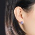 Vintage Zirconia Oval Opal Stud Earring 40700027