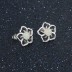 Flower White Opal Stud Earring 40700028