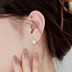 Vintage Zirconia Opal Stud Earring 40700032