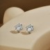 Vintage Zirconia Opal Stud Earring 40700032