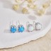 7mm Round Opal Stud Earring 40700038