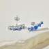Unique Blue Opal Stud Earring 40700039