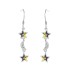 Austrian Crystals Butterfly Cubic Zirconia Star Moon Dangle Earring 50100001