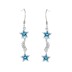 Austrian Crystals Butterfly Cubic Zirconia Star Moon Dangle Earring 50100001