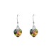 Austrian Crystals Love Heart Cubic Zirconia Dangle Earring 50100004