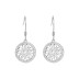 Cubic Zirconia Circle Flower Dangle Earring 50100005