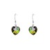 Austrian Crystals Heart Dangle Earrings 50100008