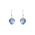 Austrian Crystals Heart Dangle Earrings 50100008
