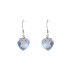 Austrian Crystals Heart Dangle Earrings 50100008