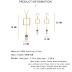 925 Sterling Silver Square CZ Tassel Dangle Earrings 50100009