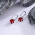 Vintage Zirconia Flower Dangle Earrings 50100015