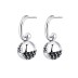 Black Zirconia Balls Dangle Earrings 50100016