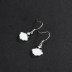White Shell Zirconia Dangle Earrings 50100018