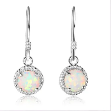 Vintage Zirconia Opal Dangle Earring 50100021