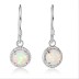 Vintage Zirconia Opal Dangle Earring 50100021