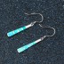 Vintage Blue Opal Dangle Earring 50100023