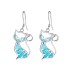 Cute Zirconia Opal Cat Dangle Earring 50100026