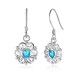 Vintage Flower Opal Dangle Earring 50100029