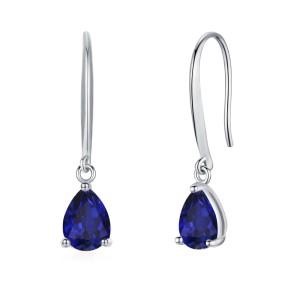925 Sterling Silver Vintage Teardrop CZ Drop Dangle Earring 50100036 925 Sterling Silver Vintage Teardrop CZ Drop Dangle Earring 50100036