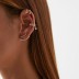 1pcs Silver Cubic Zirconia Waterdrop Ear Cuff 50300002