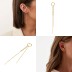 1pcs Silver Cubic Zirconia Tassel Ear Cuff 50300003