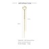 1pcs Silver Cubic Zirconia Tassel Ear Cuff 50300003