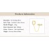 1pcs Silver Cubic Zirconia Tassel Ear Cuff 50300004