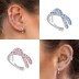 Silver Cubic Zirconia Ear Cuff 50300005