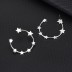 Silver Star Ear Hugger Earring 50400002