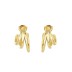 Gold Tone Lines Ear Hugger Earring 50400003