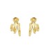 Gold Tone Lines Ear Hugger Earring 50400003