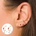 925 Sterling Silver Zirconia Ear Hugger 50400004