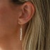 925 Silver Pearls Thread Through Earrings 50500002