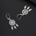 Silver Flower Leaf Level Back Earring 50600001