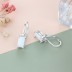 Rectangle Opal Lever Back Earring 50600002