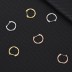13mm Square Tube Hoop Earring 60200001