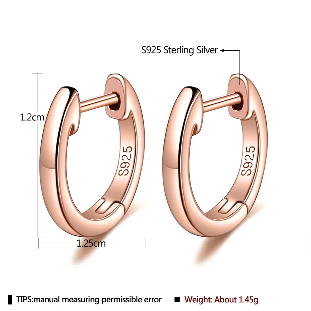 12mm Square Tube Hoop Earring 60200001 - image1