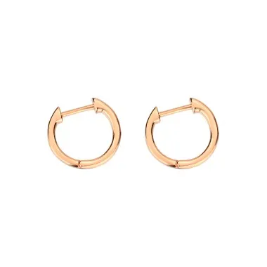 13mm Square Tube Hoop Earring 60200001