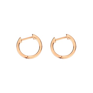 13mm Square Tube Hoop Earring 60200001