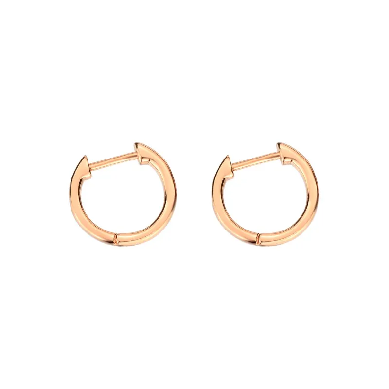 13mm Square Tube Hoop Earring 60200001