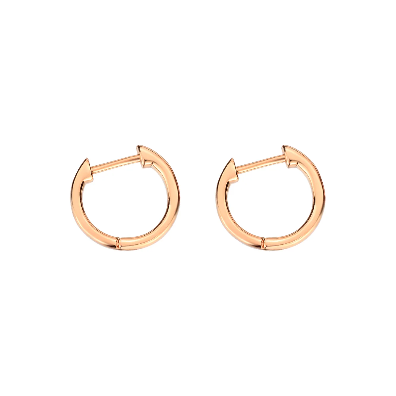 13mm Square Tube Hoop Earring 60200001