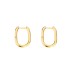 Rectangle Tube Hoop Earring 60200002