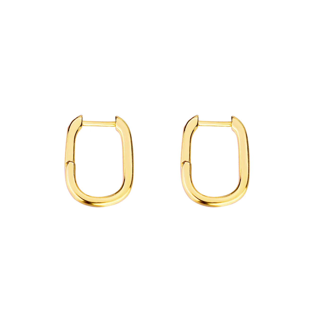 Rectangle Tube Hoop Earring 60200002