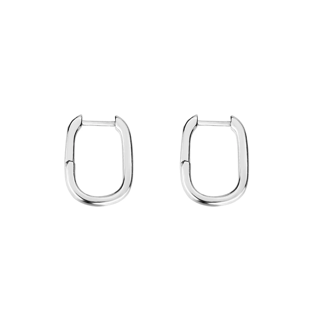Rectangle Tube Hoop Earring 60200002