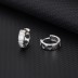 Silver Cubic Zirconia Huggie Earring 60200005