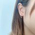 Silver Cubic Zirconia Huggie Earring 60200011