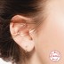 7mm Silver Cubic Zirconia Hoop Earring 60200014