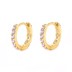7mm Silver Cubic Zirconia Hoop Earring 60200016
